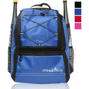 Youth Baseball Bag -Bat Backpack for Baseball,T-Ball & Softball Equipment & Gear